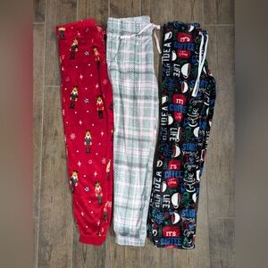 Women's Pajama Pants Lot Size Medium